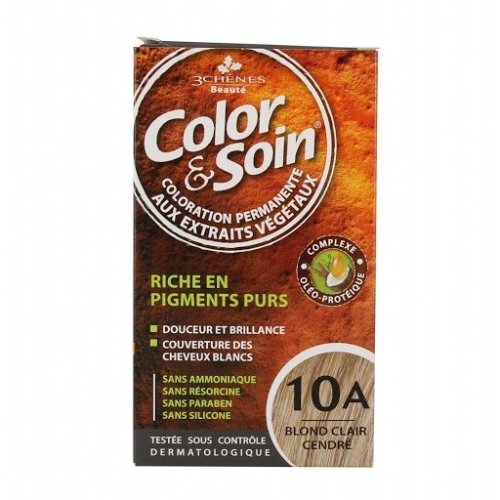 3 CHENES COLOR & SOIN COLORATION BLOND CLAIR CENDRE 10A