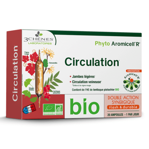 3 CHENES PHYTO AROMICELLR CIRCULATION 20 AMPOULES