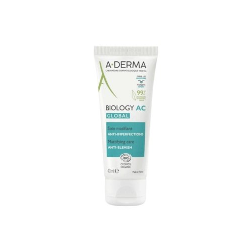 A-DERMA BIOLOGY AC GLOBAL SOIN MATIFIANT ANTI IMPERFECTIONS 40ML