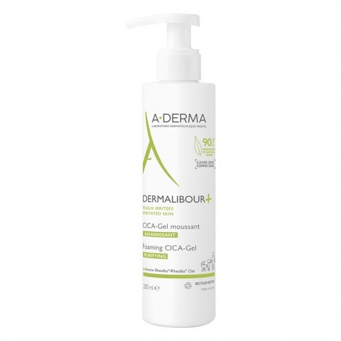A-DERMA DERMALIBOUR+ CICA GEL MOUSSANT 200ML