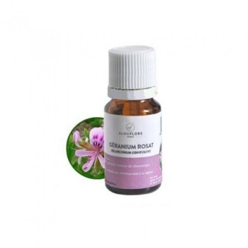 ALMAFLORE HUILE ESSENTIELLE DE GERANIUM ROSAT 10ML