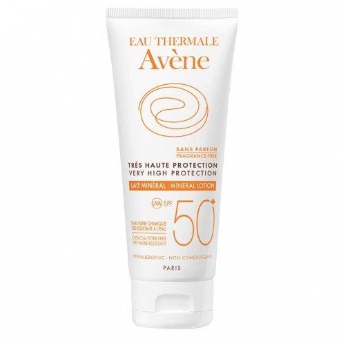 AVENE SOLAIRE LAIT MINERAL TRES HAUTE PROTECTION SPF50+ 100ML