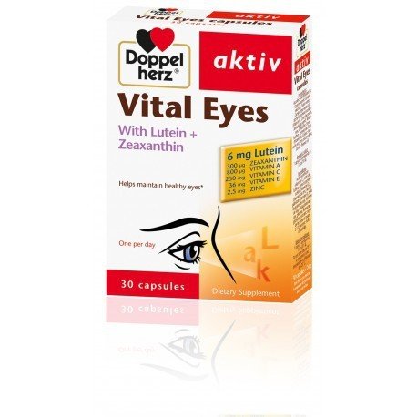 AKTIV VITAL YEUX+OMEGA 3 30 GELULES