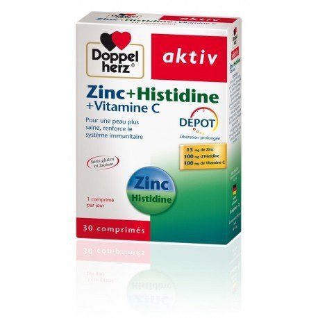AKTIV ZINC+HISTIDINE+VITAMINE C 30 COMPRIMES