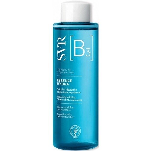 Routine hydratante avec l’Essence Hydra B3 de SVR, enrichie en vitamine B3 et acide hyaluronique
