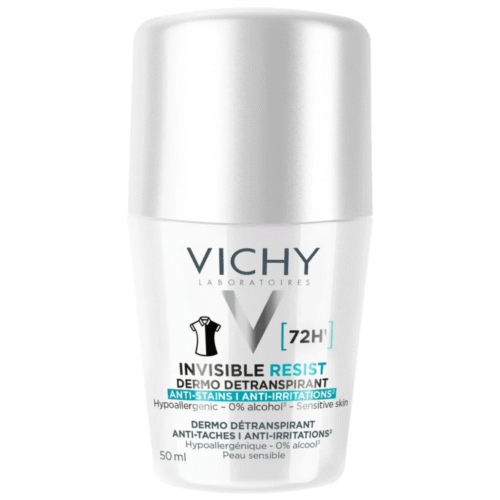 Déodorant Vichy Invisible Resist Dermo-Détranspirant 72 h en format 50 ml.
