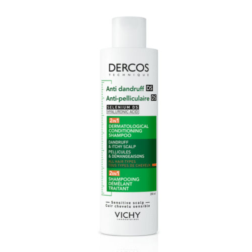 Vichy Dercos Shampooing 2 en 1 Anti-Pelliculaire DS et Démêlant 200 ml