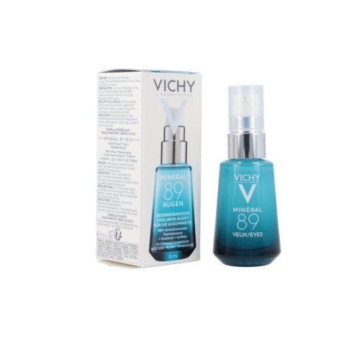 Vichy Minéral 89 Yeux Fortifiant Réparateur 15 ml – Soin contour des yeux hydratant et fortifiant