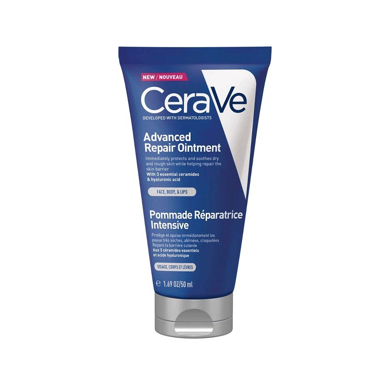 CeraVe Pommade Réparatrice Intensive – soin réparateur et protecteur pour peaux très sèches, abîmées ou craquelées, sans parfum