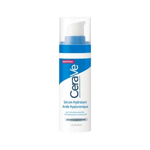 CeraVe Sérum Hydratant à l’Acide Hyaluronique – soin visage hydratant 24h pour tous types de peaux, aux céramides et vitamine B5