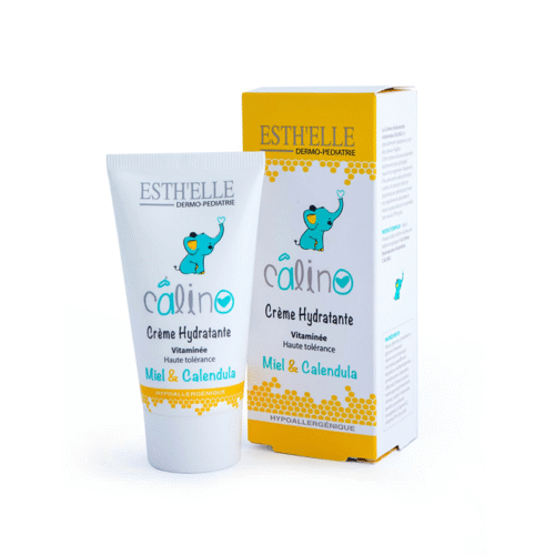 Crème pour le change Esthelle Calino, tube de 50 g, protège et apaise la peau délicate des bébés lors du change.