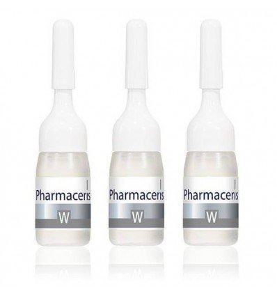 Boîte contenant 3 flacons de 4 ml de l’essence éclaircissante Pharmaceris Albucin-PP.