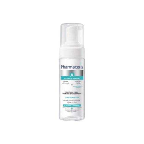 PHARMACERIS Puri-Sensilium mousse apaisante nettoyante 150 ml – soin visage pour peaux sensibles